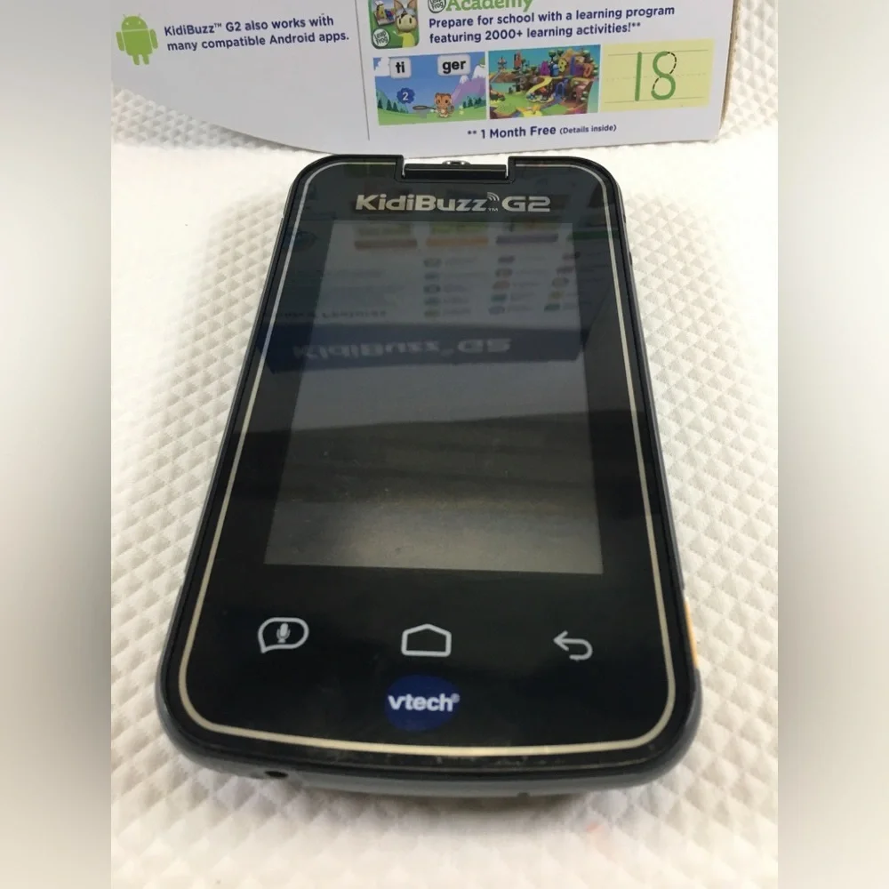 KidiBuzz G2 Kids Black VTech Kidibuzz G2 Smart Device for Kids